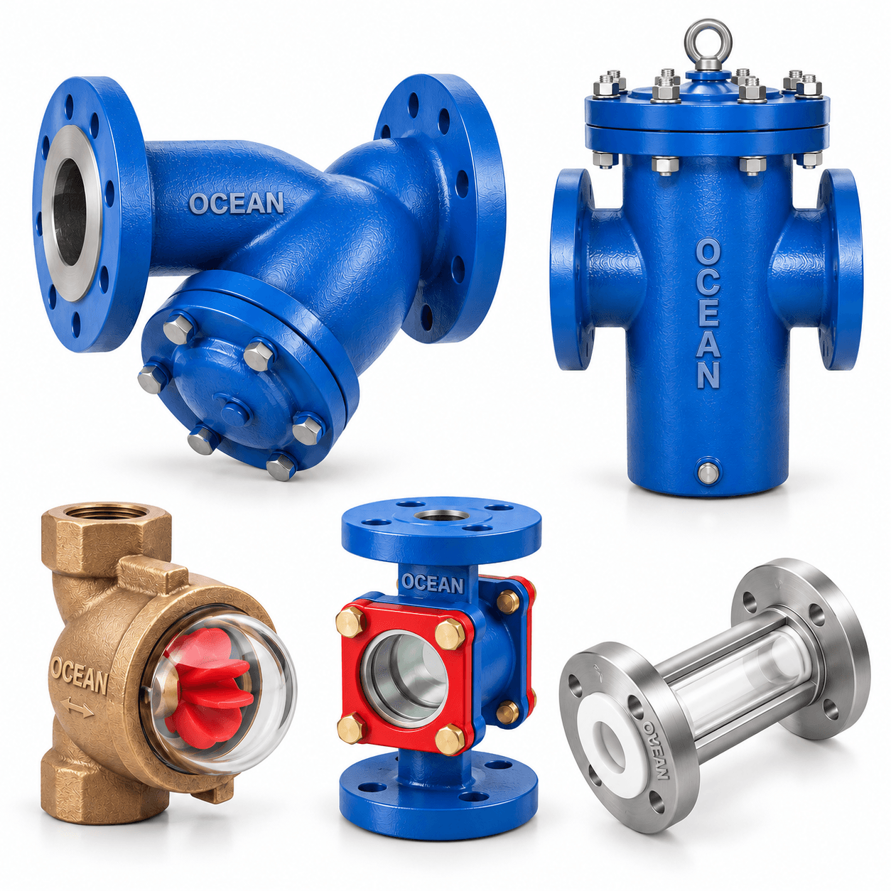Strainer, Sight Glass, Flanges & Fittings - OCEAN industrial product