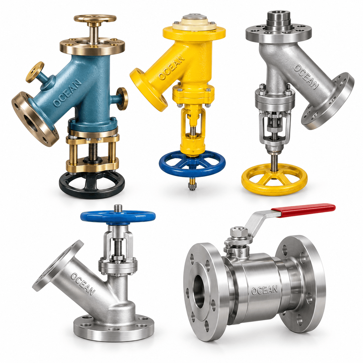 Flush Bottom Valve Y Type & Ball Type - OCEAN industrial product